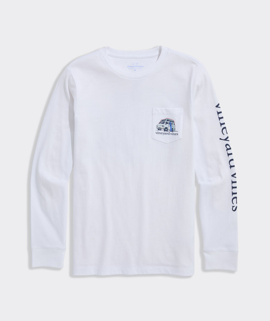 Boys' Headin' To The Slopes Long-Sleeve Pocket Tee