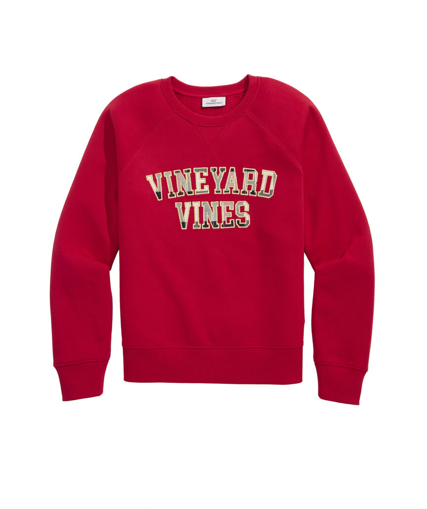 OUTLET Women's Brushed Terry Graphic Crewneck