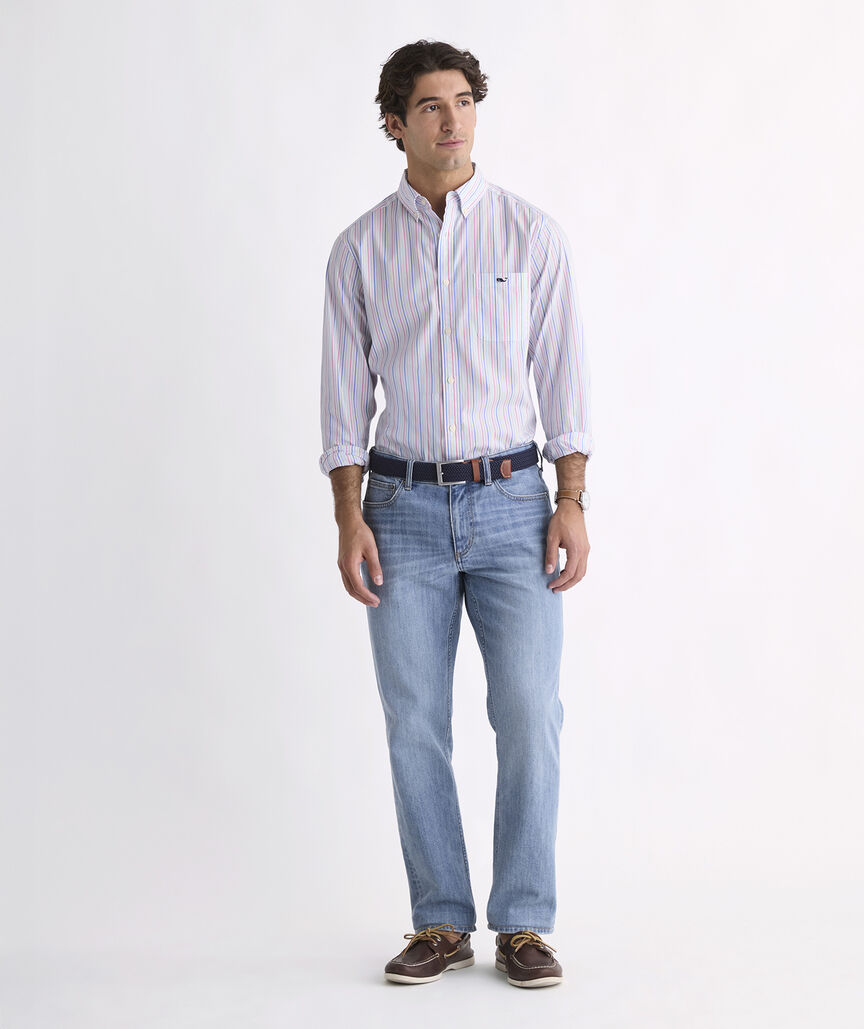 Boca Chica Stripe Perfect Wash Poplin Shirt