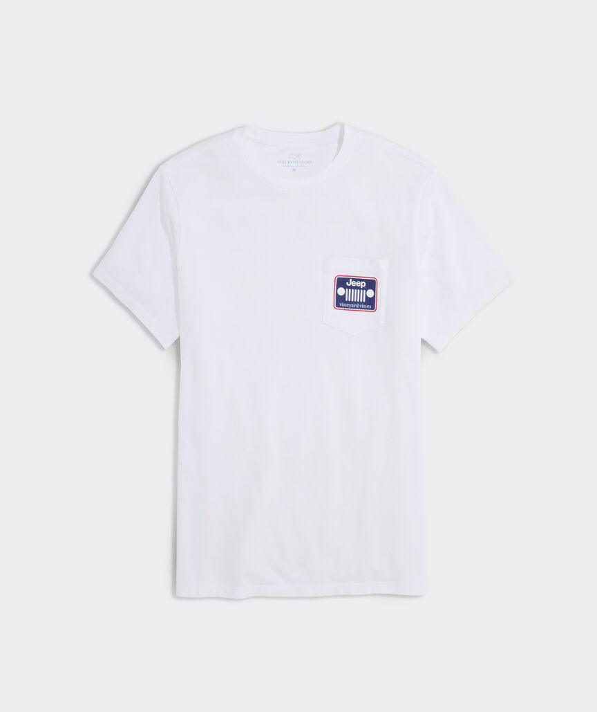 Jeep® Collection Front Grill Short-Sleeve Pocket Tee