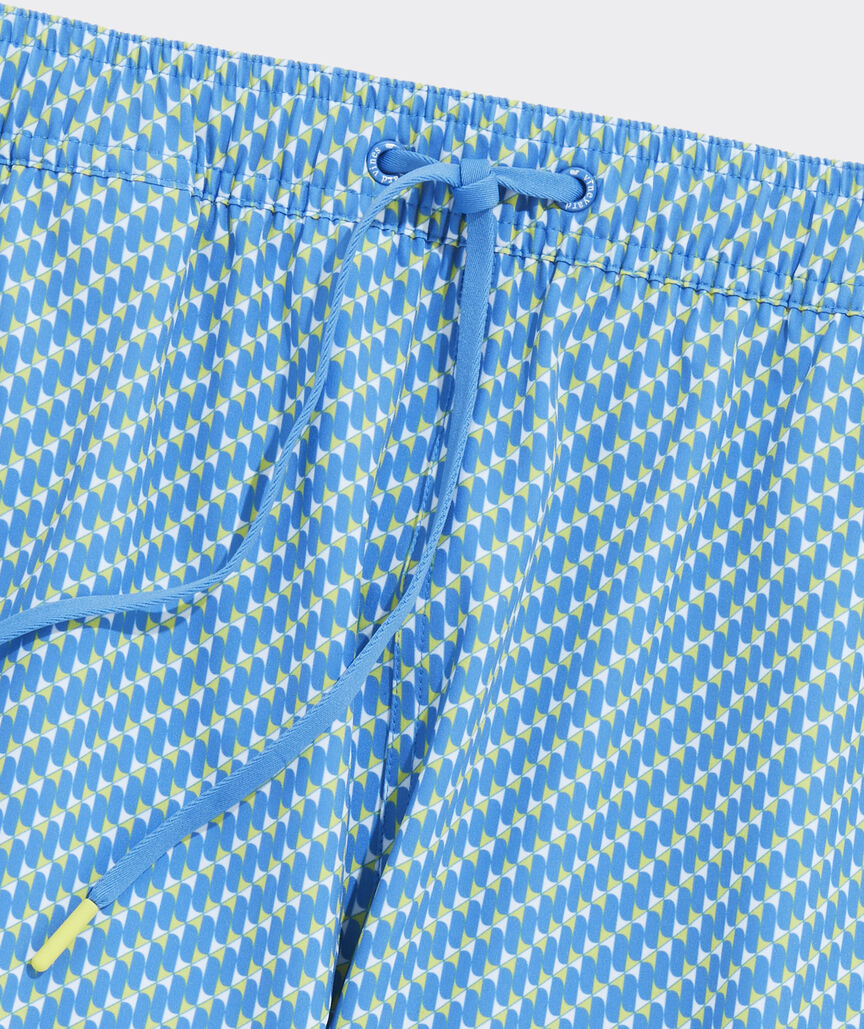 7 Inch Printed Chappy Swim Trunks