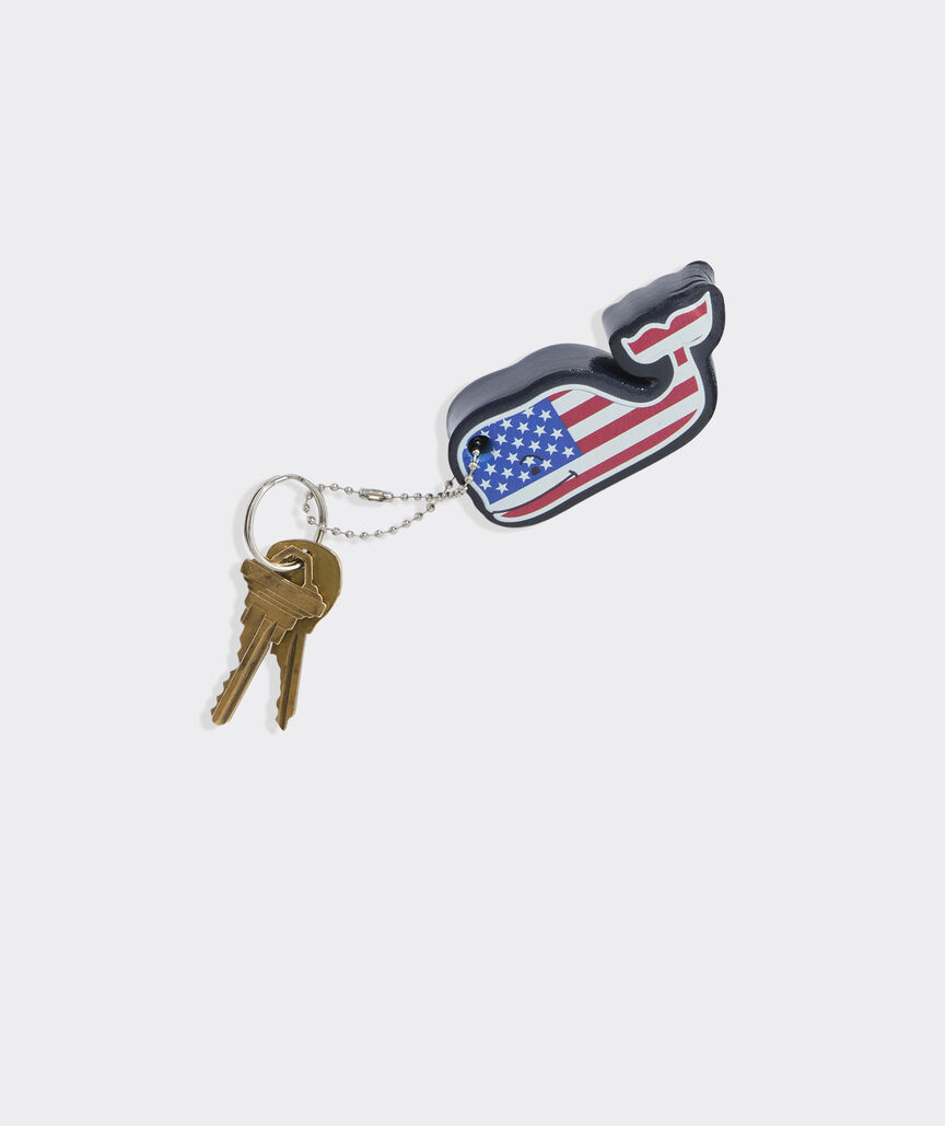 Floating Whale Keychain