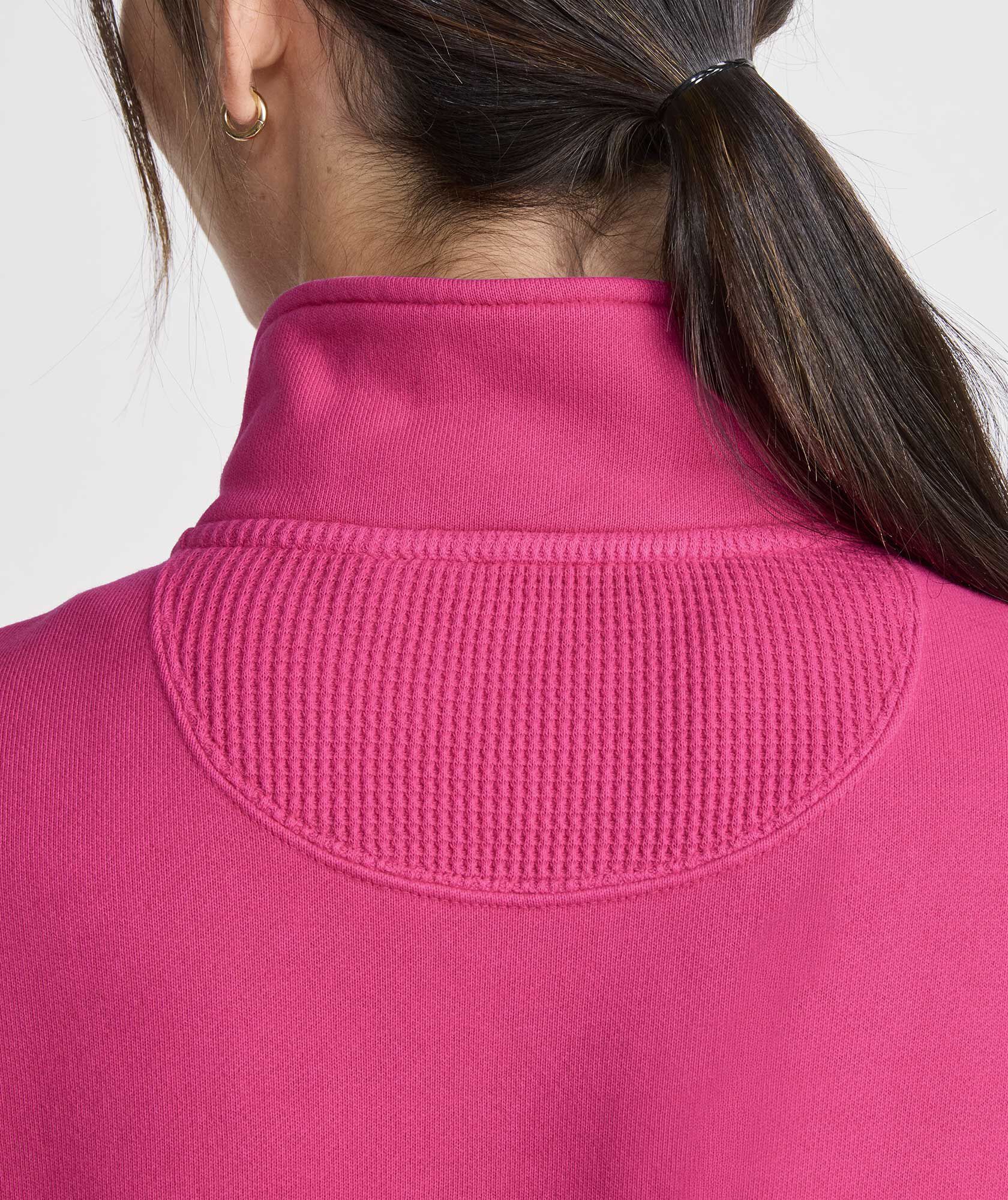 Surf Terry Waffle Mix Cam Sweatshirt