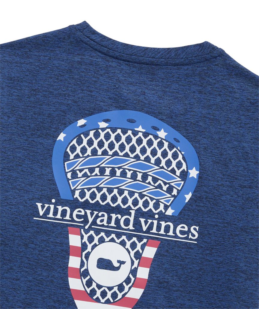 OUTLET Boys' USA Lacrosse Stick Short-Sleeve Performance Tee