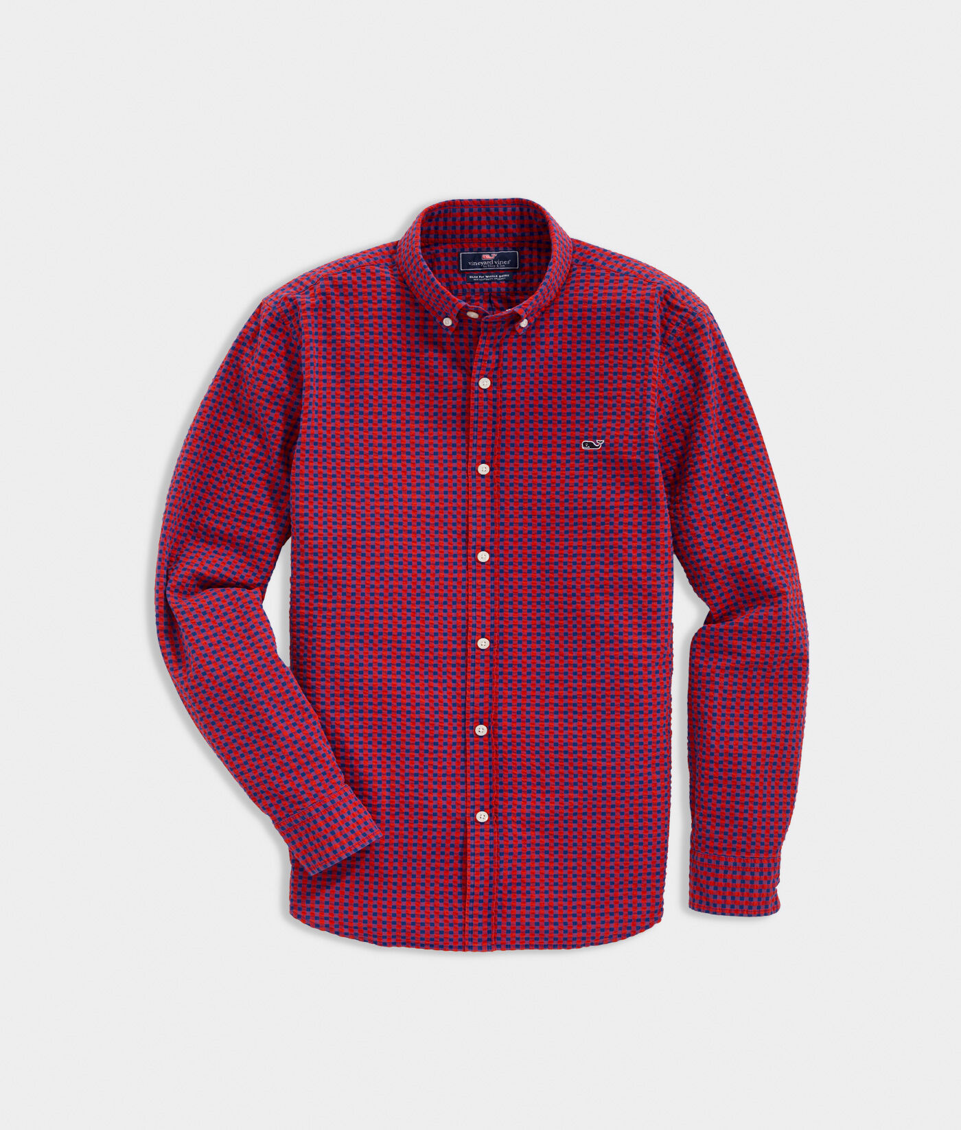 red slim fit button down shirts