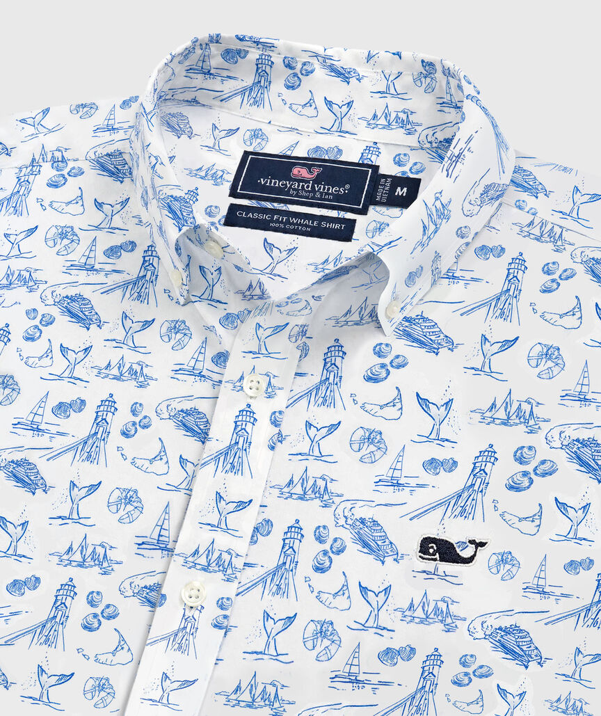 OUTLET Poplin Nantucket Icons Short-Sleeve Shirt
