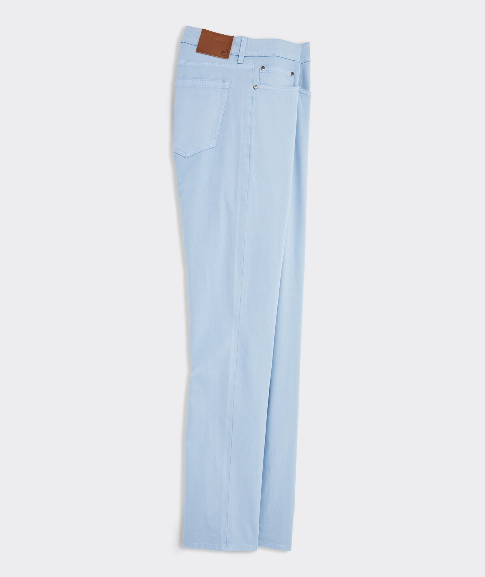 Garment-Dyed Twill 5-Pocket Pants
