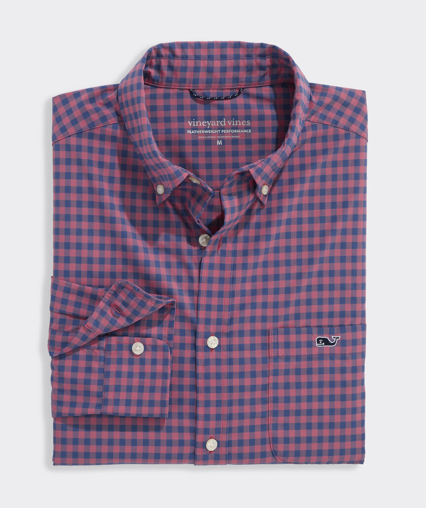 Performance Topsail Gingham Featherweight Shirt