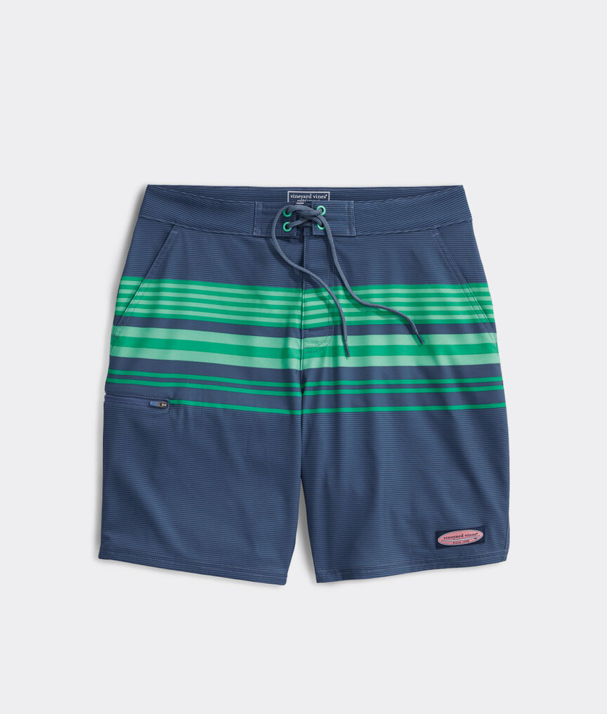 9 Inch Striped Board Shorts