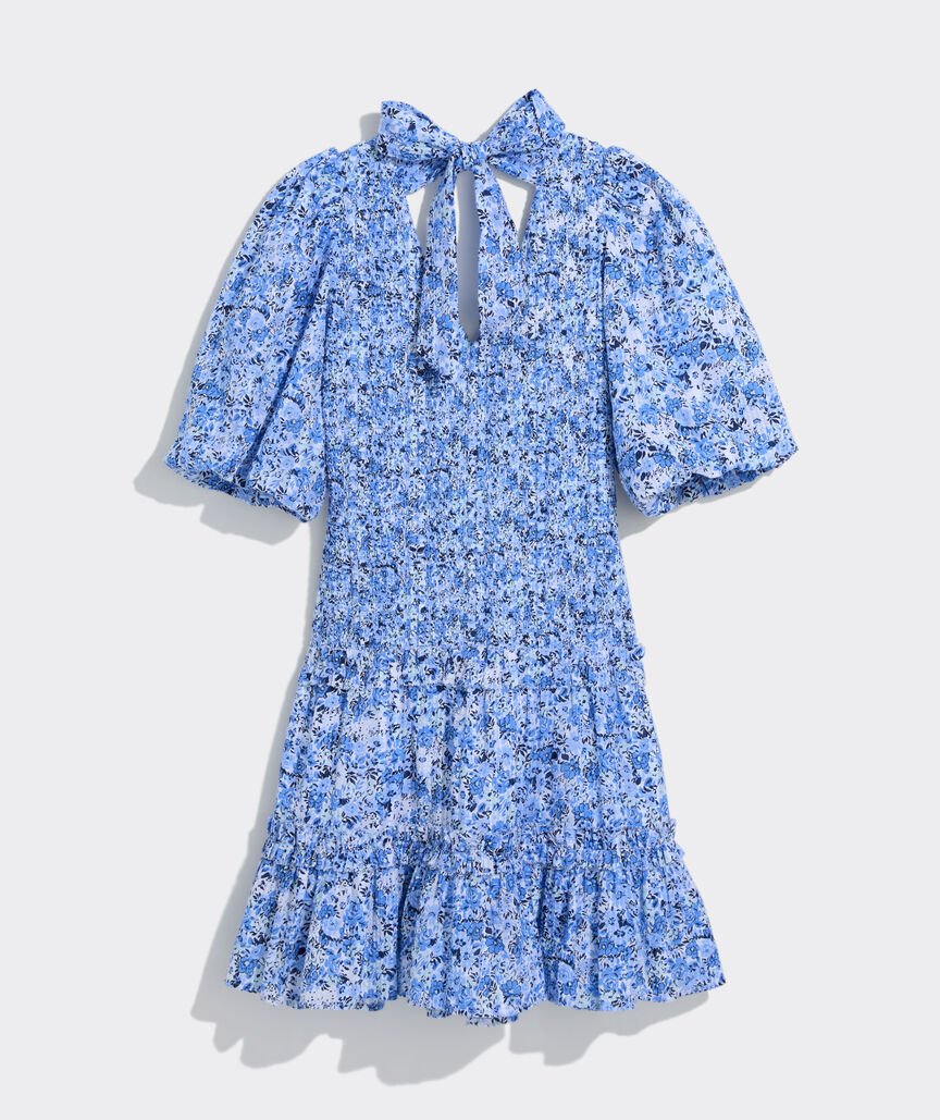 Kentucky Derby Women's Smocked Mini Dress