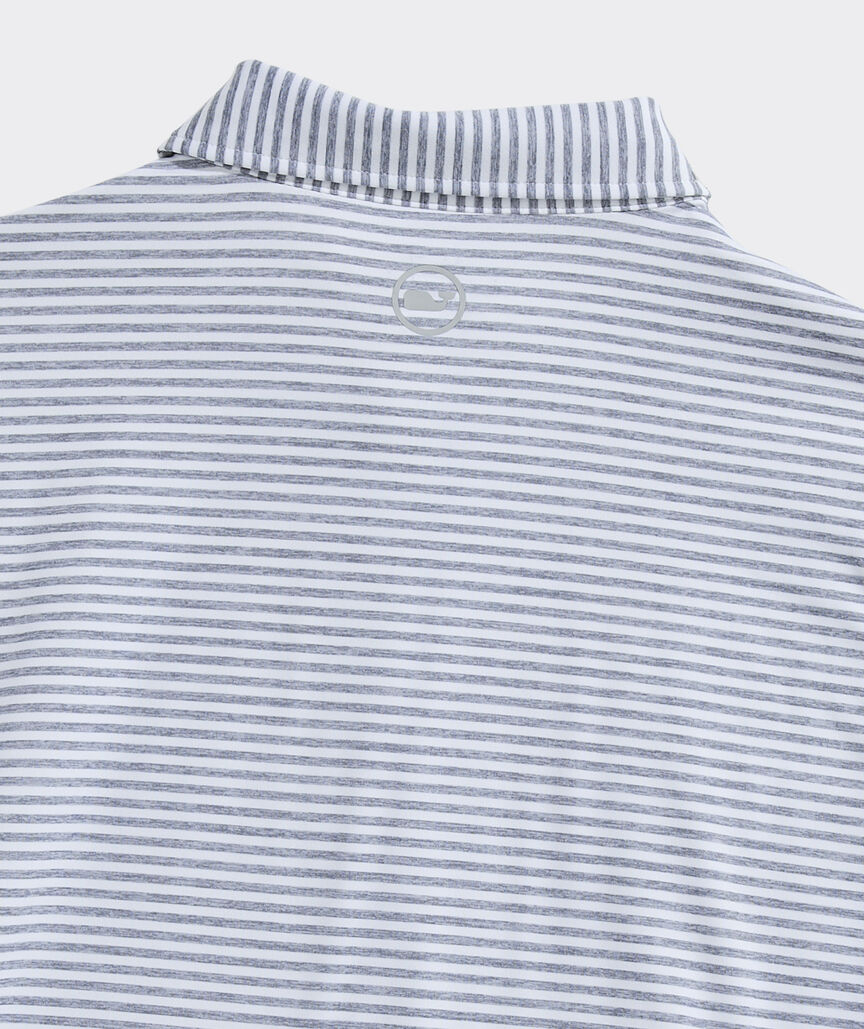 University of Miami Performance Winstead Stripe Sankaty Polo
