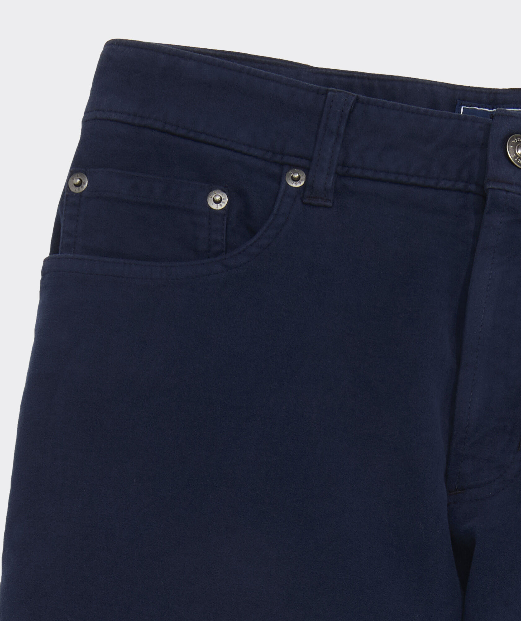 Brushed Cotton 5-Pocket Pants