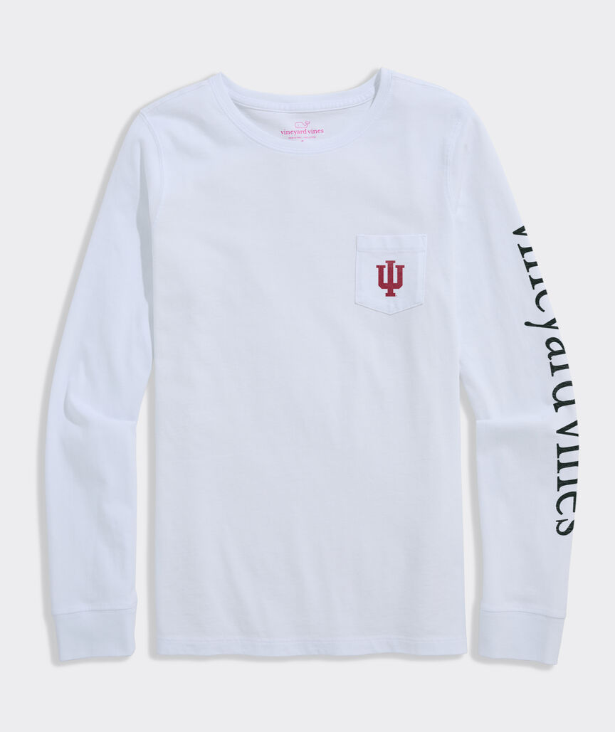 Indiana University Women's Indiana Stadium Long-Sleeve Pocket Tee