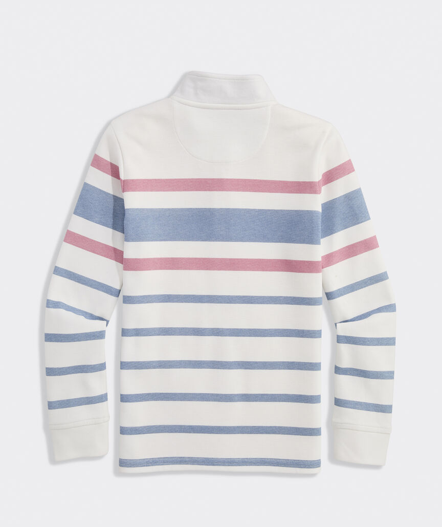 Boys' Breton Stripe Saltwater Quarter-Zip