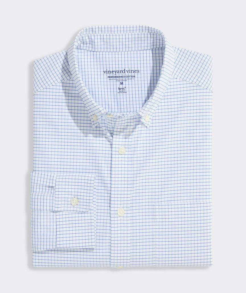 Performance Cotton Calabash Check Shirt