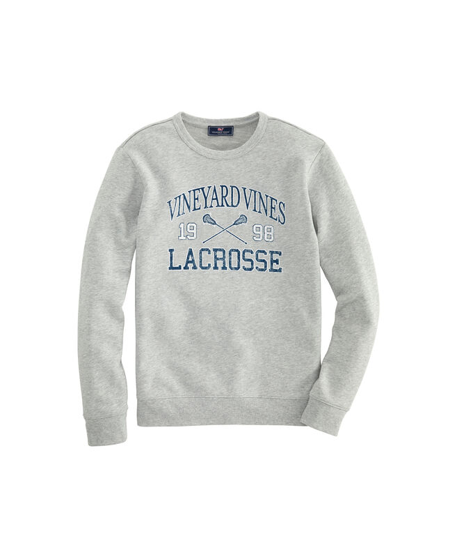 Shop Vintage Lacrosse Crewneck Sweatshirt at vineyard vines