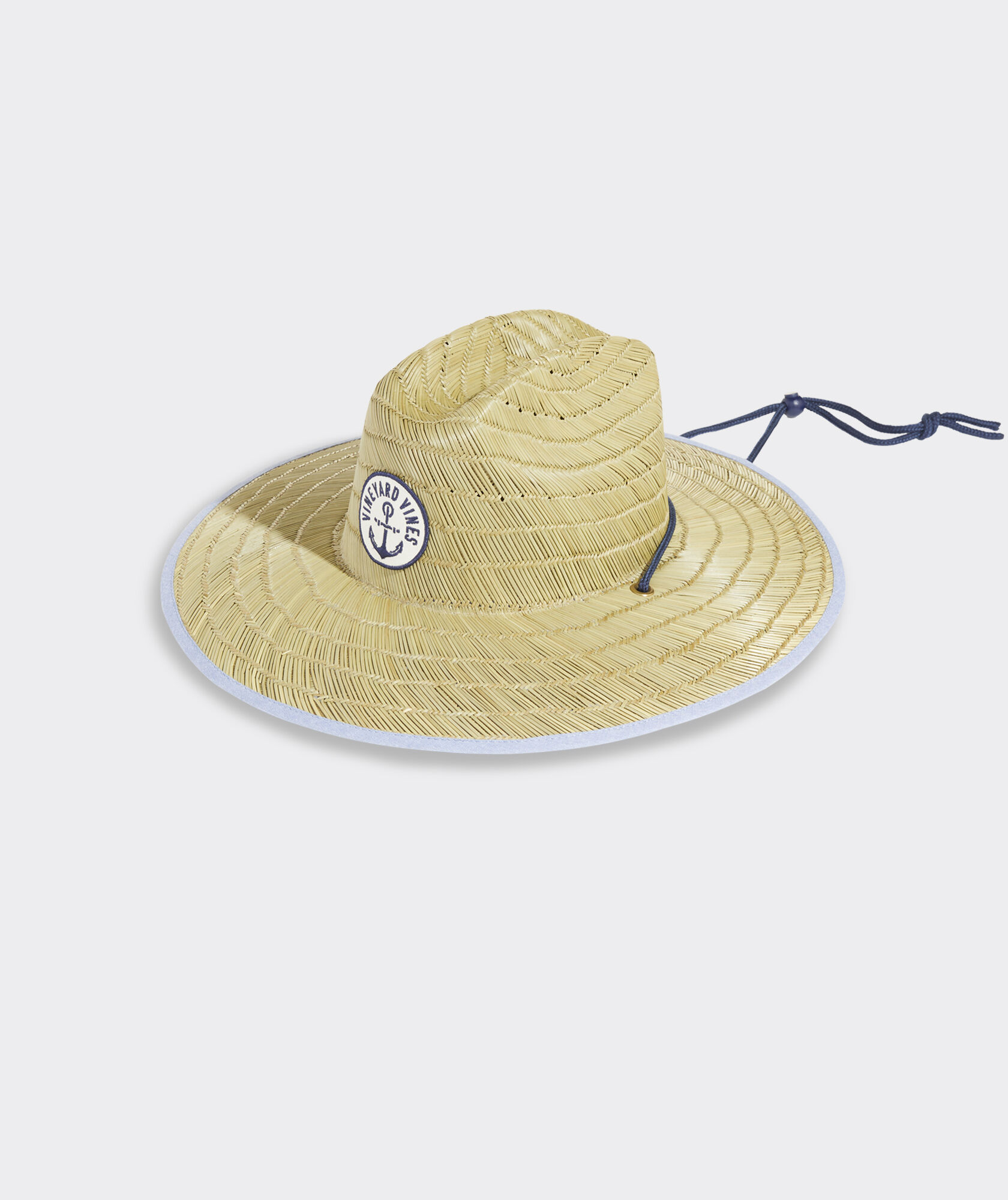 Anchor Patch Straw Lifeguard Hat