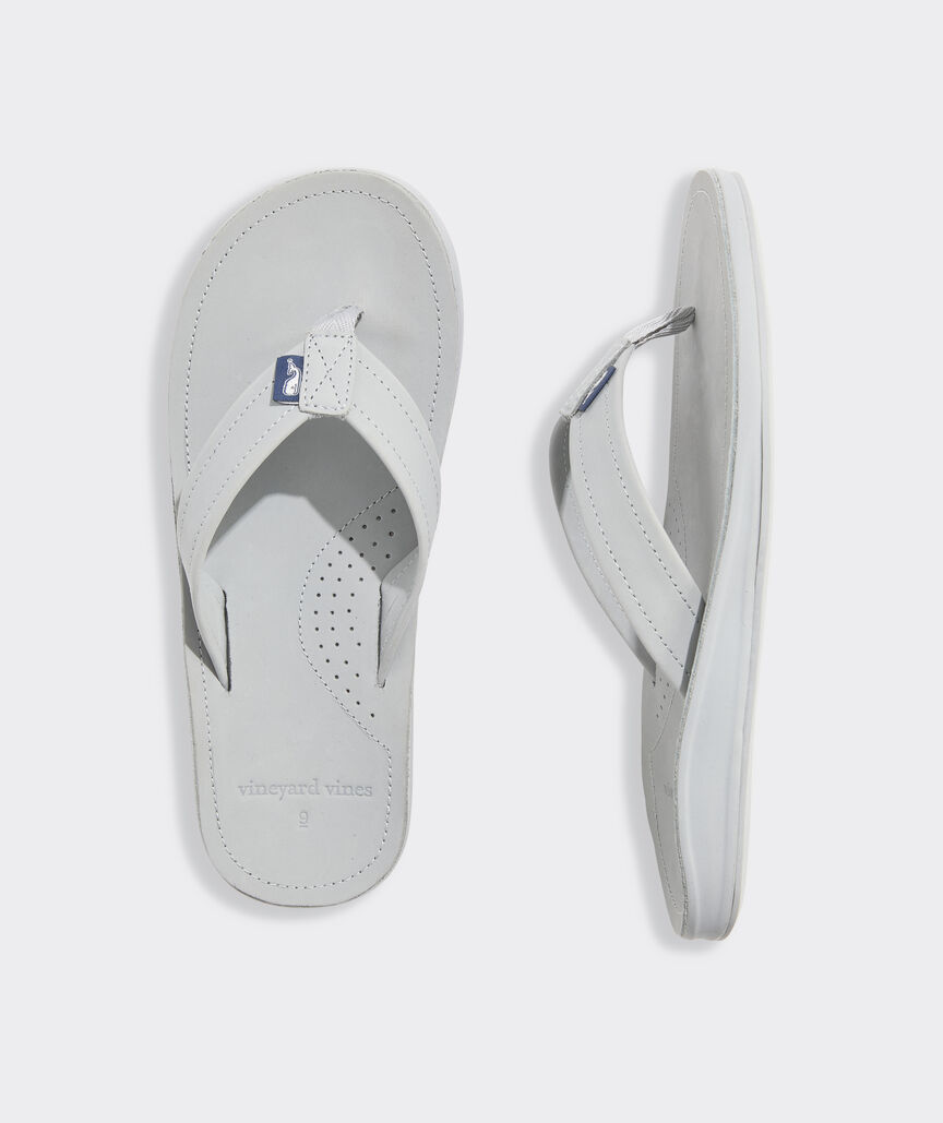 Nubuck Suede Flip Flops