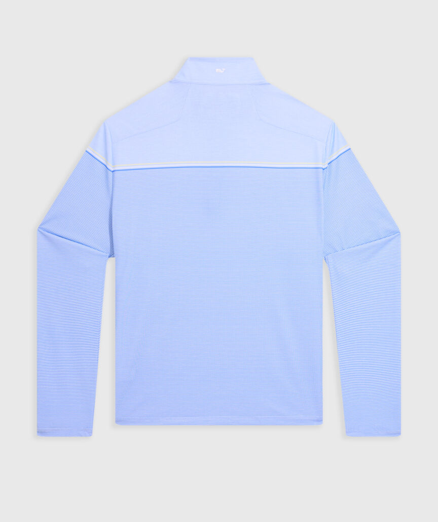 OUTLET Striped Performance Half-Zip