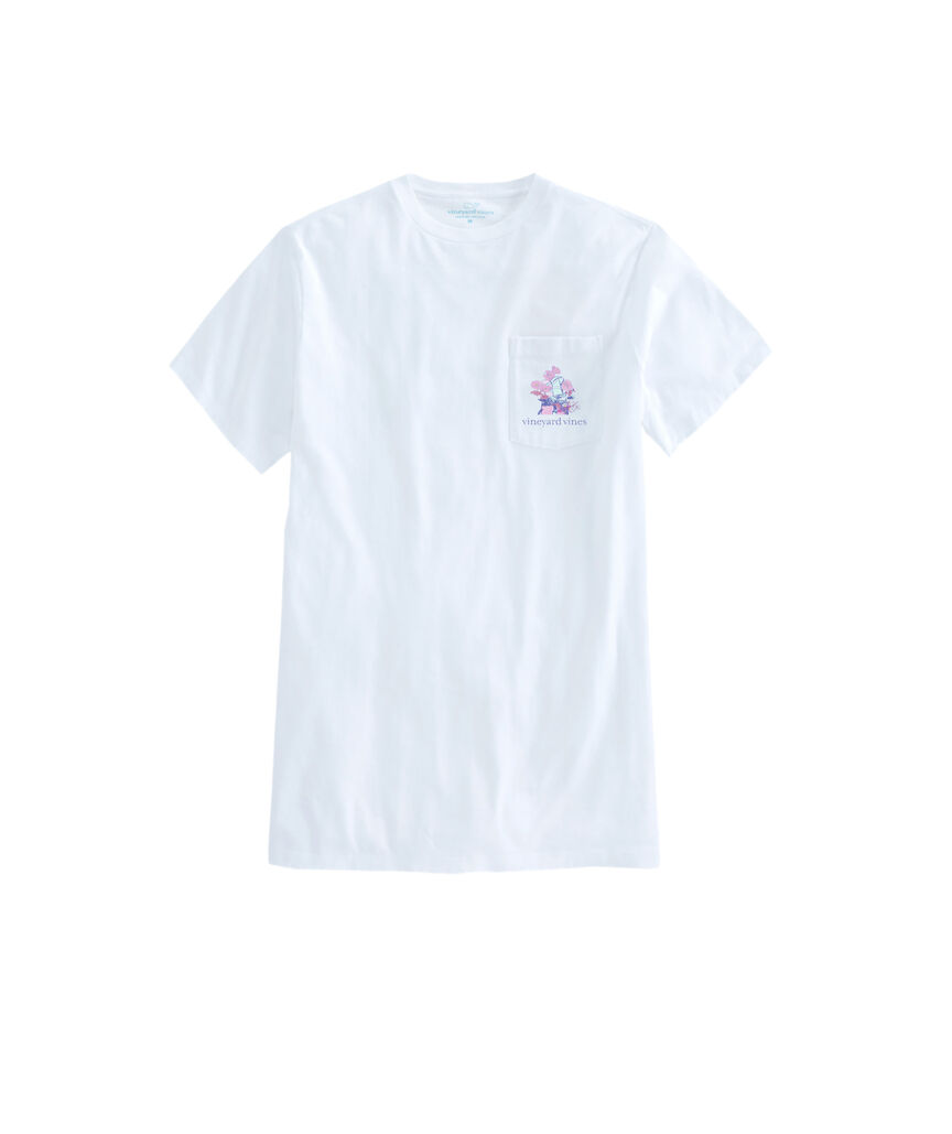 OUTLET Sketched Golf Bag Short-Sleeve Pocket Tee