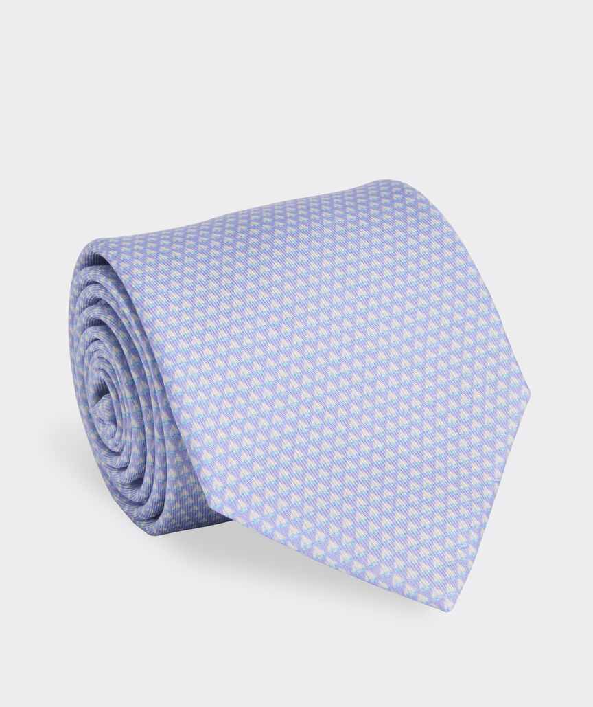 Mini Sailboats Silk Tie