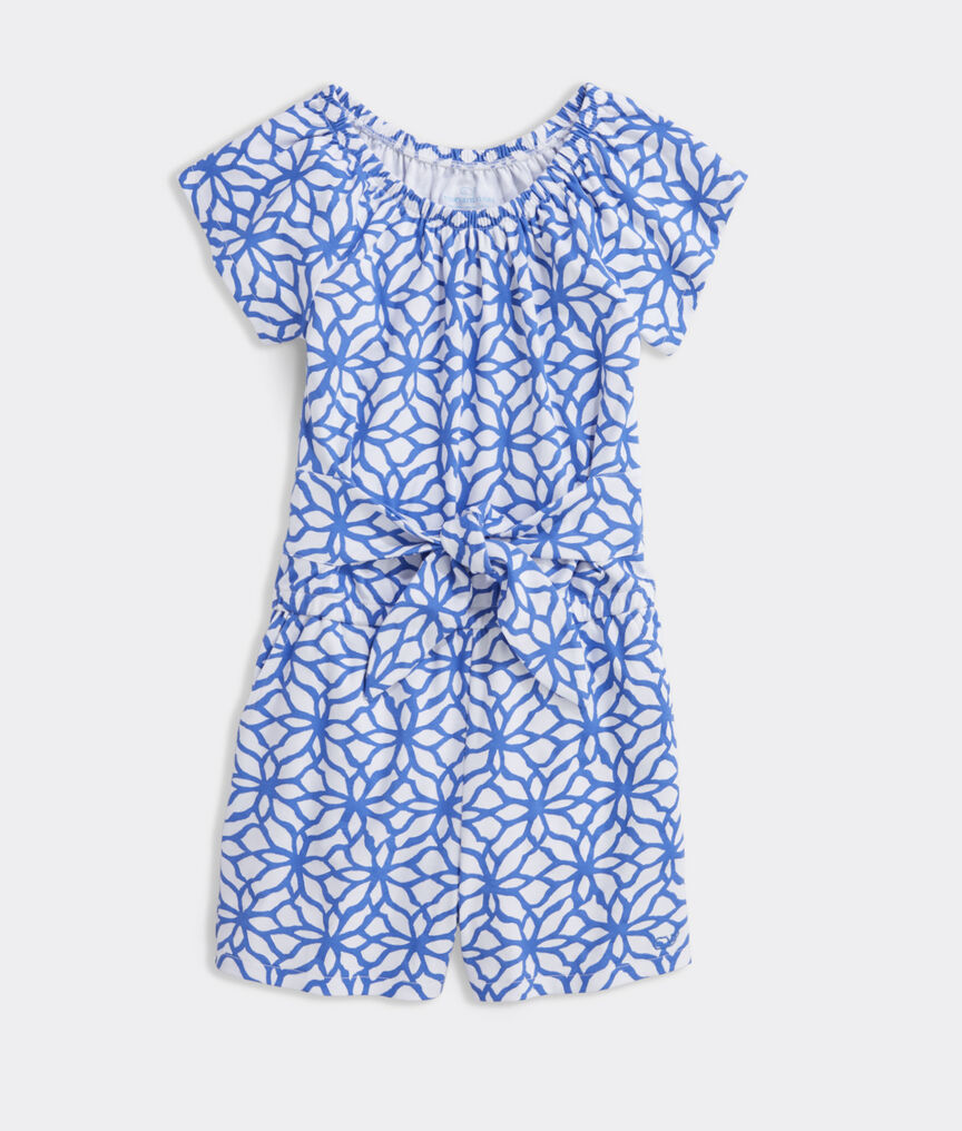 Girls' Day Lily Tie Front Romper