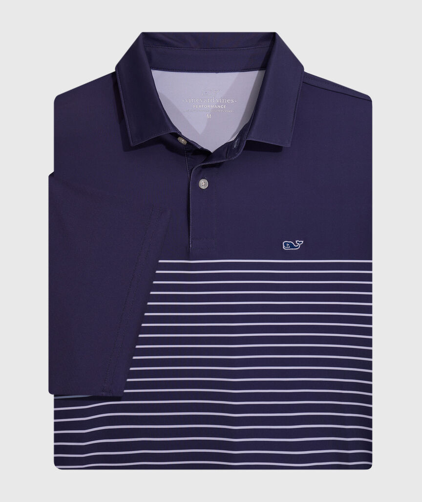 OUTLET Fairway Breton Stripe Performance Polo