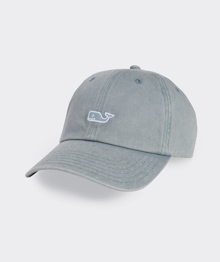 Garment-Washed Classic Whale Baseball Hat