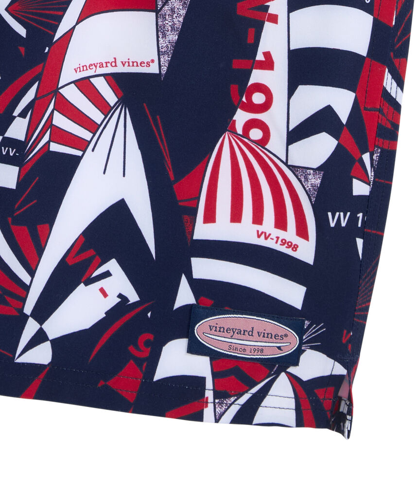 OUTLET 5 Inch Chappy Sails Chappy Swim Trunks