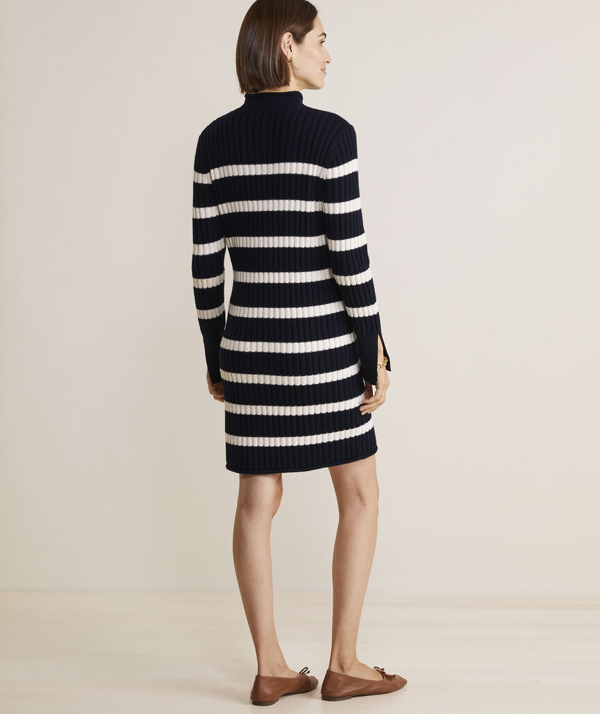 Breton Stripe Sweater Dress