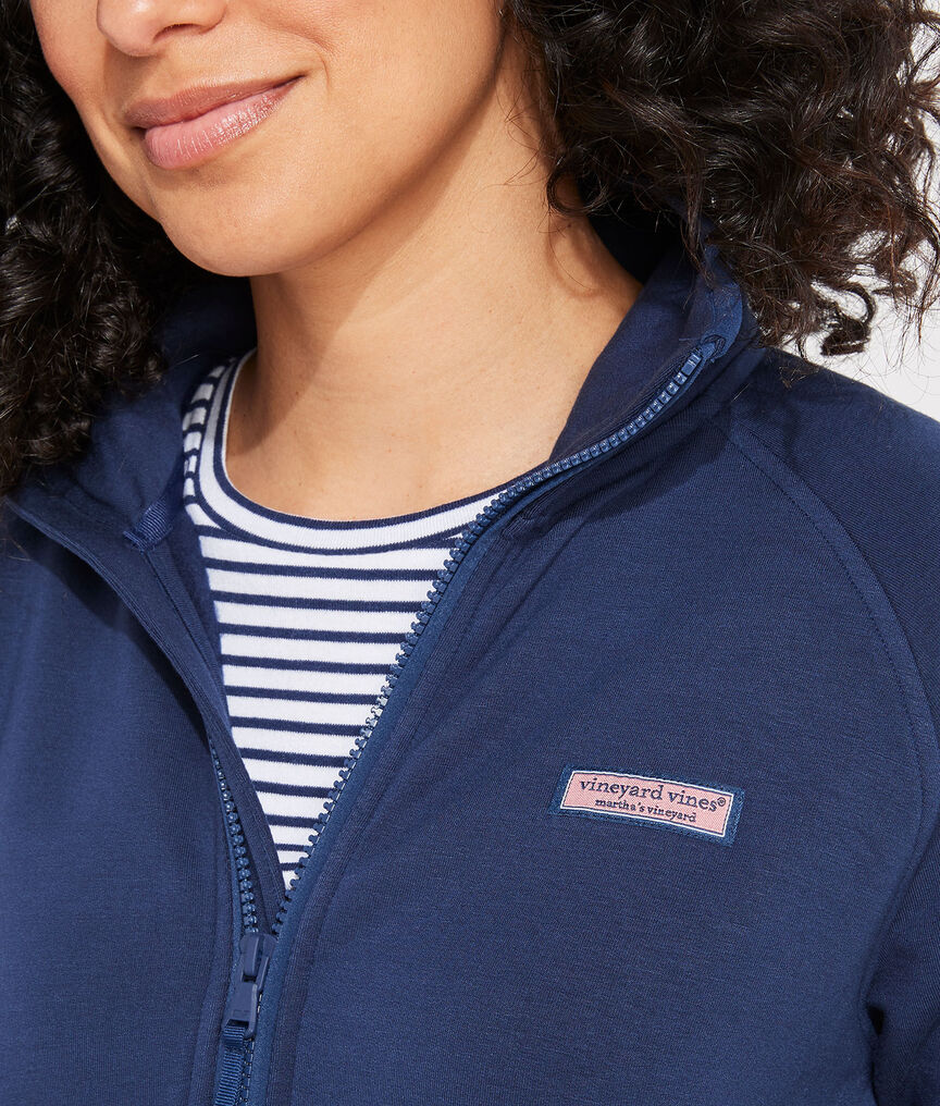 Dreamcloth Color-Blocked Half-Zip Shep Shirt