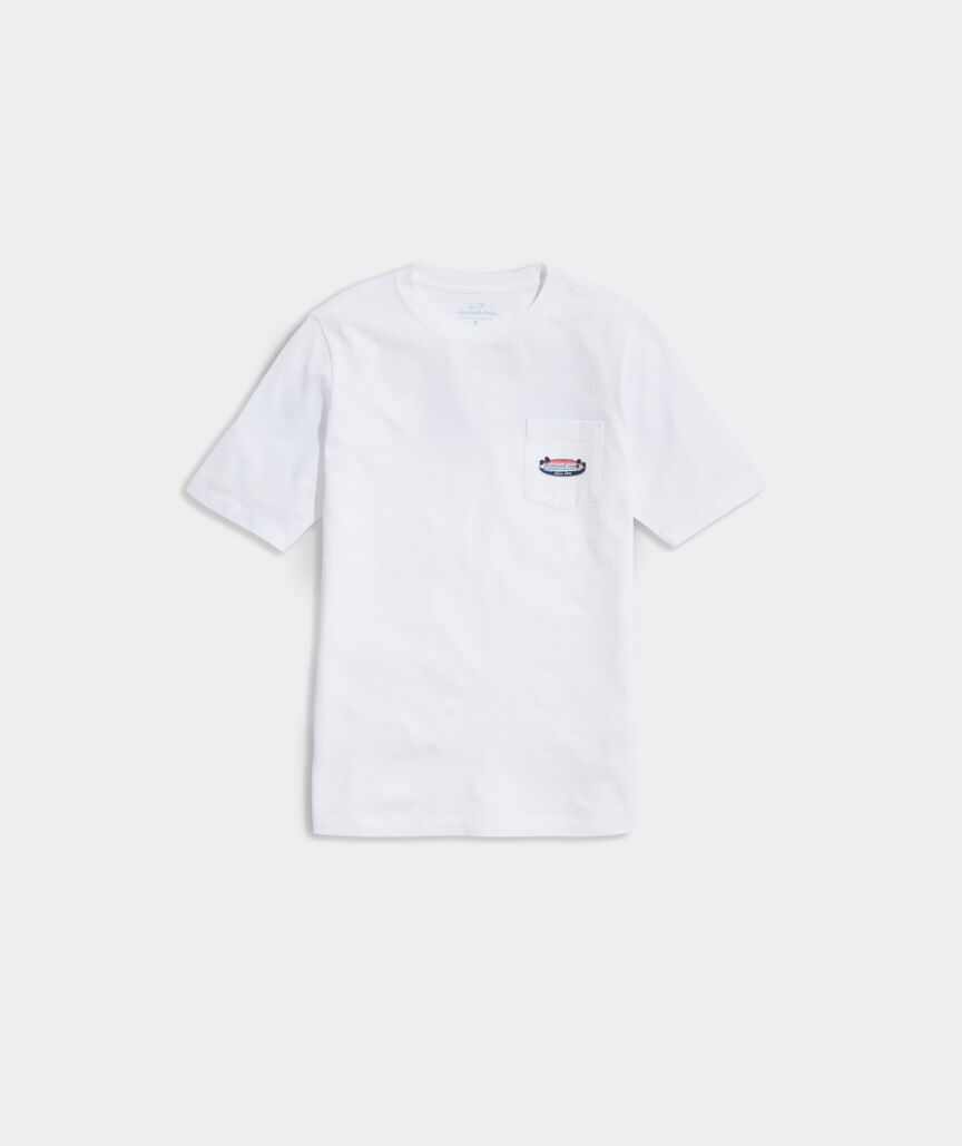 Boys' Sunset Surfboard Logo Short-Sleeve Pocket Tee