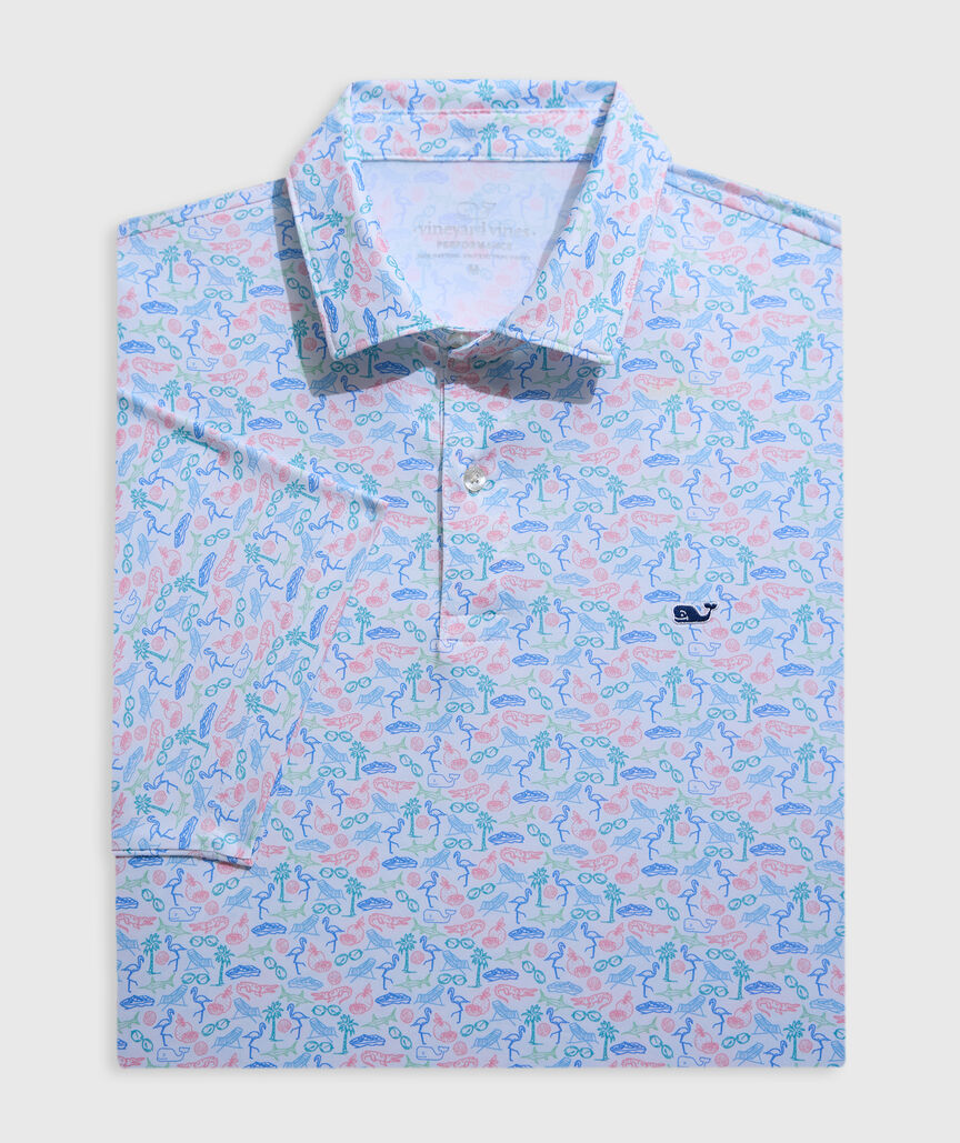 OUTLET Performance Beach Icons Polo