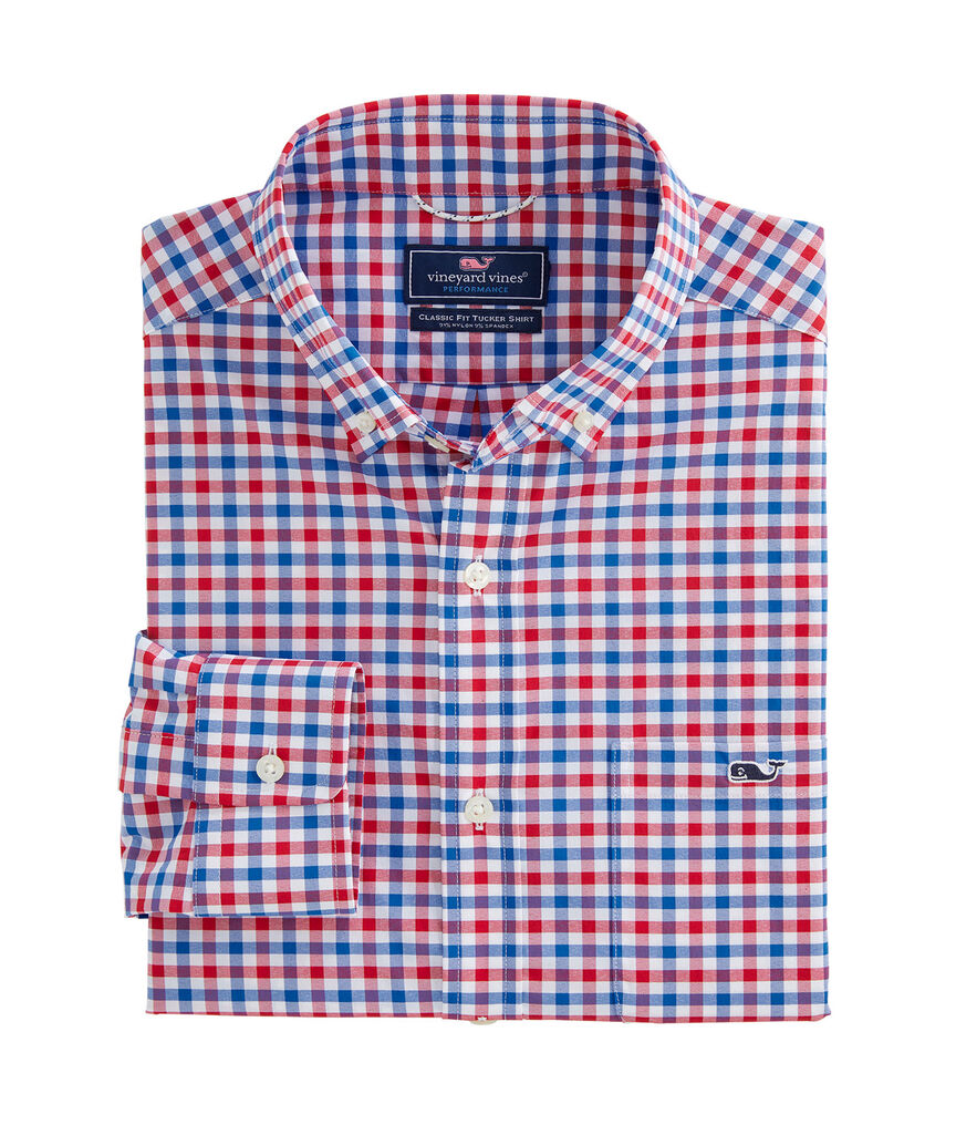 Classic Fit Grouper On-The-Go Performance Tucker Button-Down Shirt