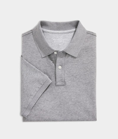 Vineyard Vines Men's Custom Edgartown Polo Shirt (Grey) (Size: XXL)