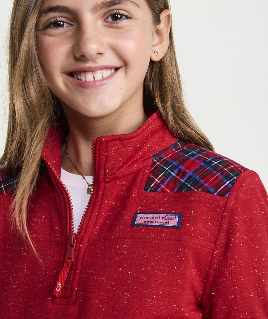 Girls' Tartan Shimmer Dreamcloth® Shep Shirt®