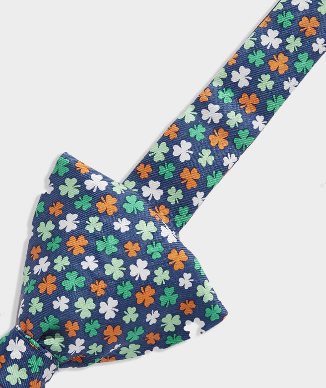 Irish Clovers Printed Bow Tie