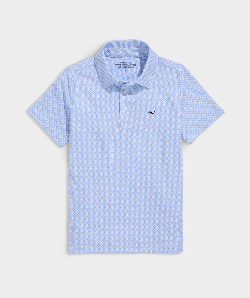 Boys' Performance Printed Sankaty Polo
