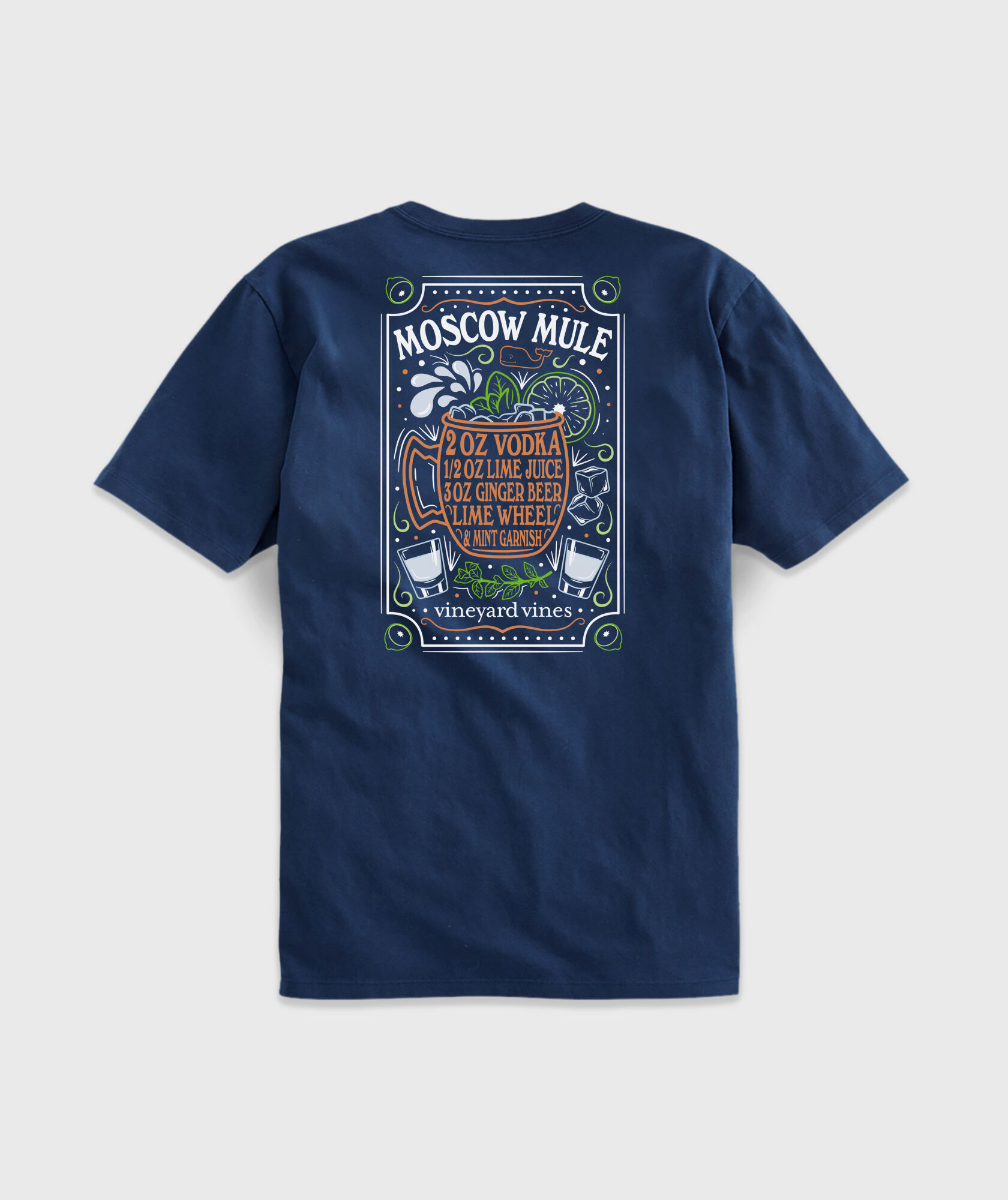 Moscow Mule Poster Short-Sleeve Tee