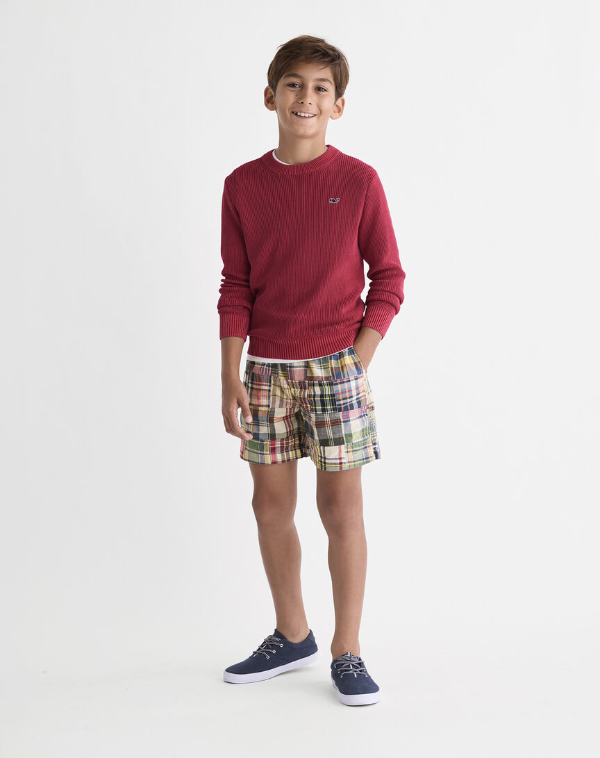 Boys' Folly Beach Garment-Dyed Crewneck