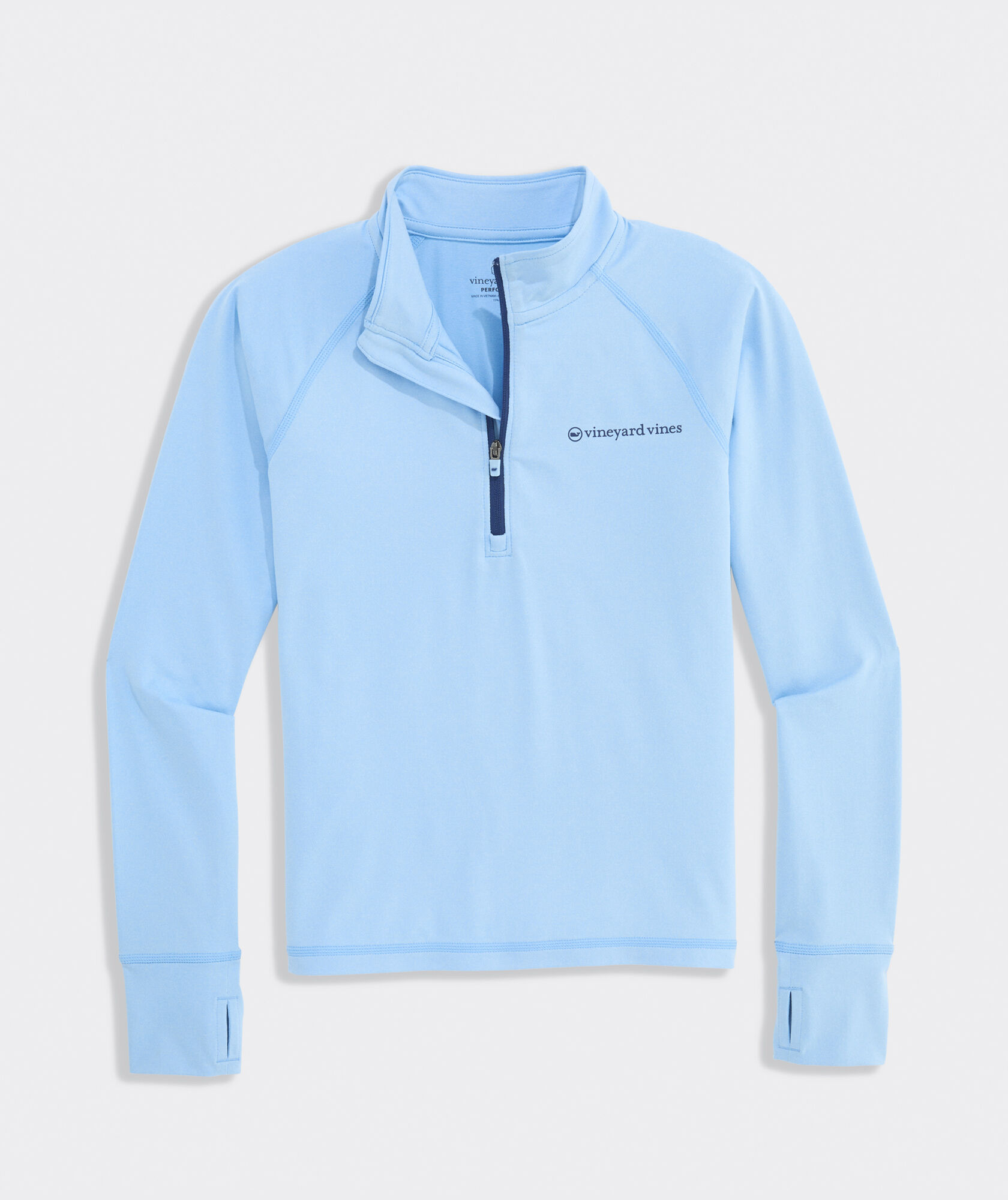 Shop Boys' Performance Island Time Quarter-Zip at vineyard vines