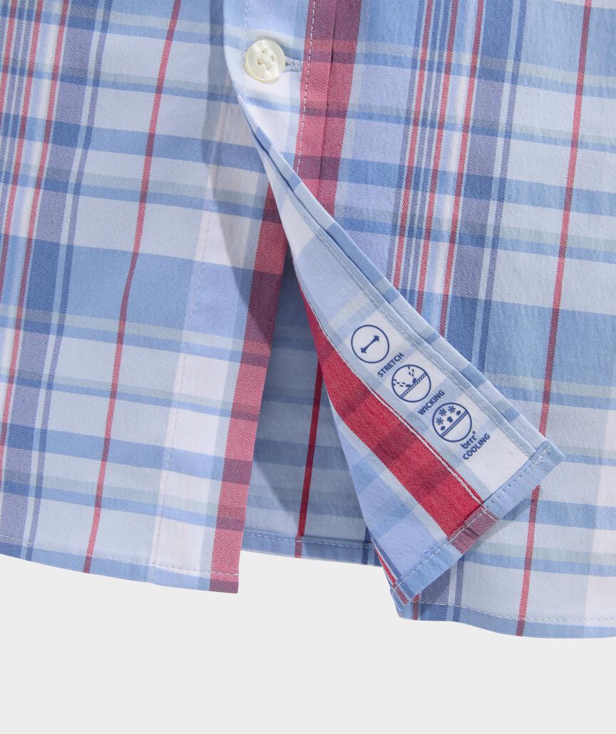 Performance Cotton Firecracker Plaid Shirt