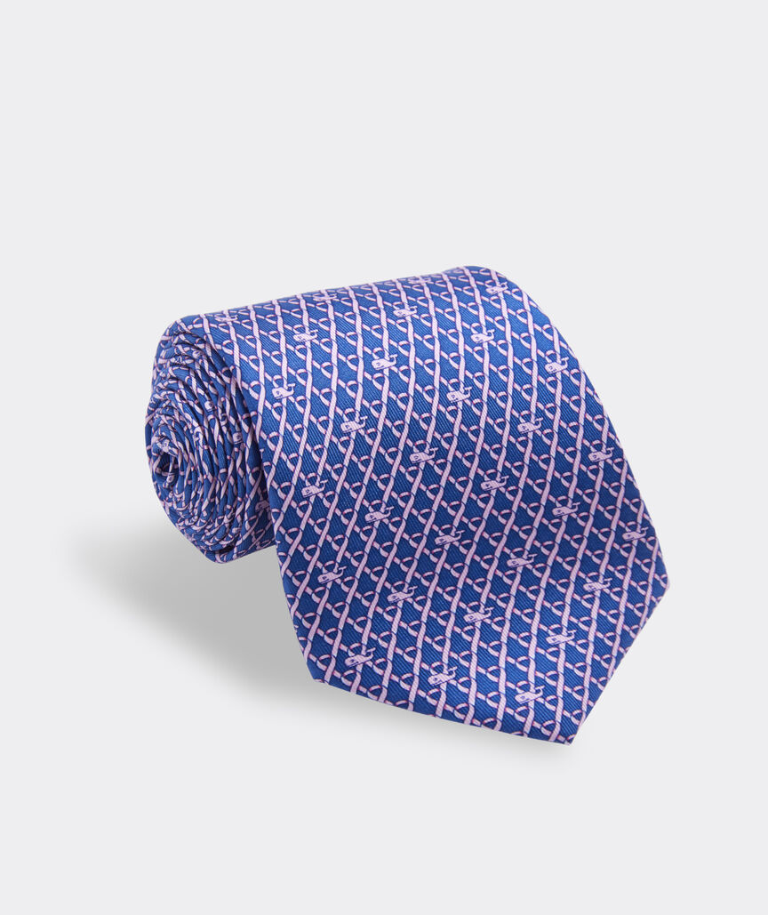 Limited-Edition Breast Cancer Awareness Geo Printed Tie