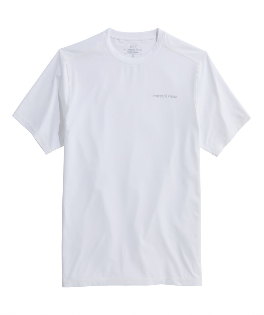 OUTLET Perforated Short-Sleeve Performance Tee