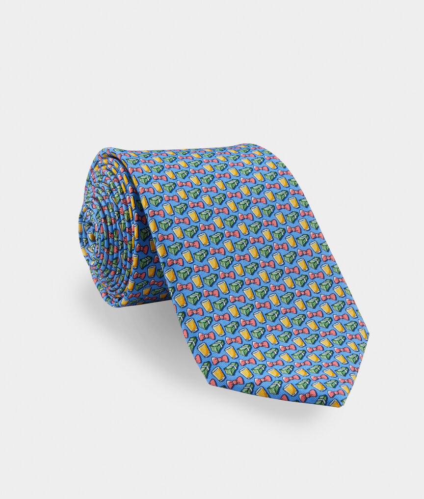 Kentucky Derby 2021 Bowties Betting & Bourbon Printed Tie