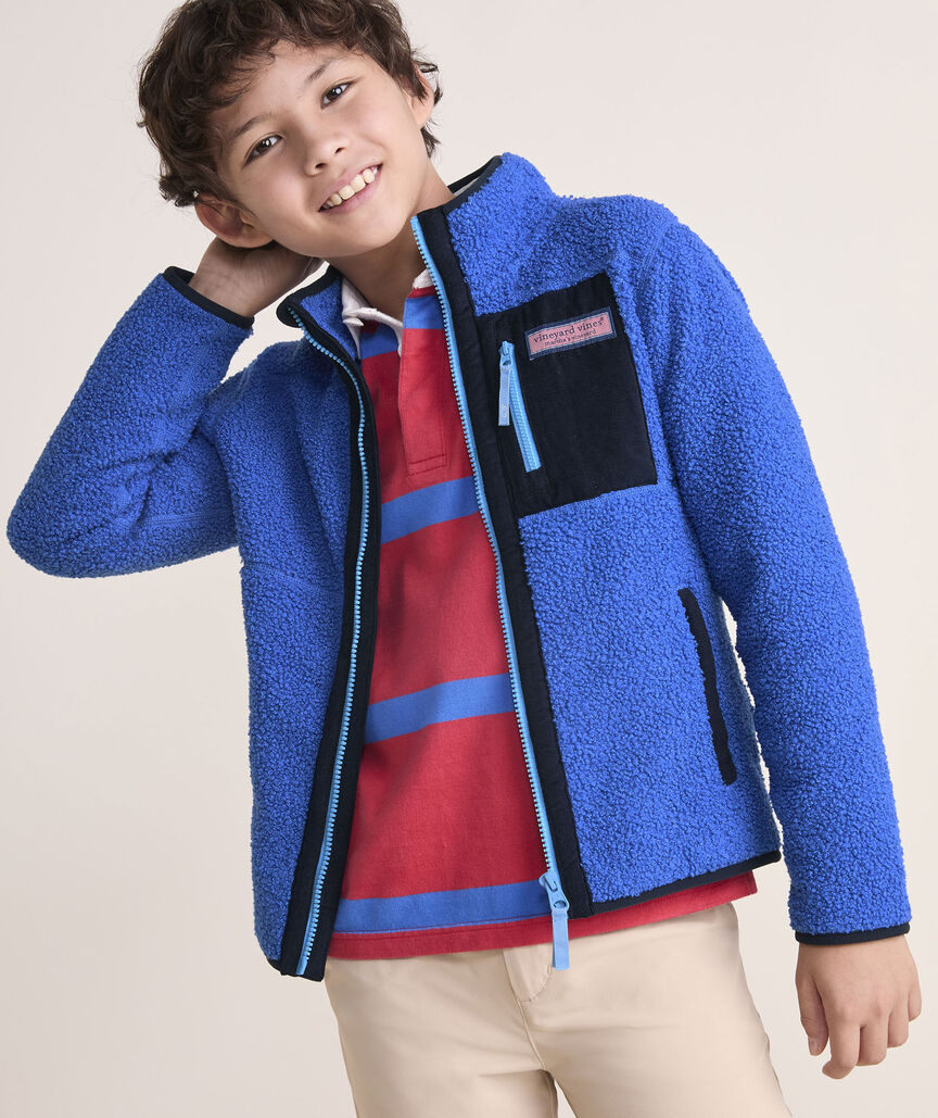 Boys' Heritage High-Pile Fleece SuperShep™ Full-Zip Jacket