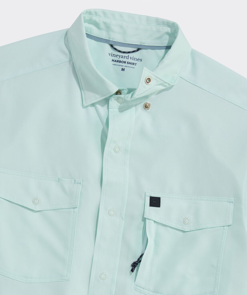 Performance Masthead Solid Short-Sleeve Harbor Shirt