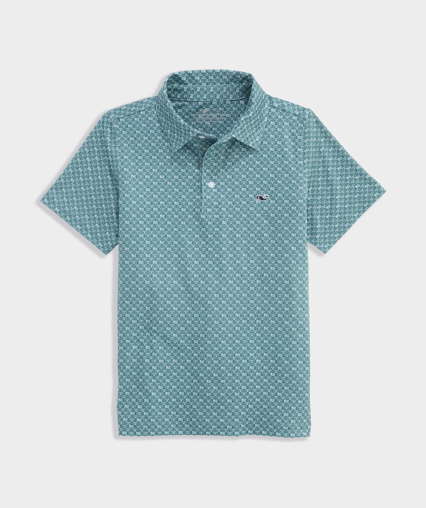 Boys' Printed Sankaty Performance Polo
