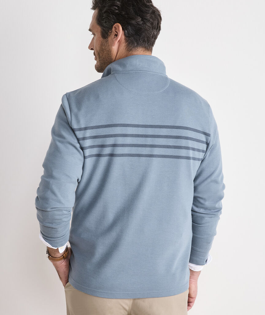 Breton Stripe Saltwater Quarter-Zip
