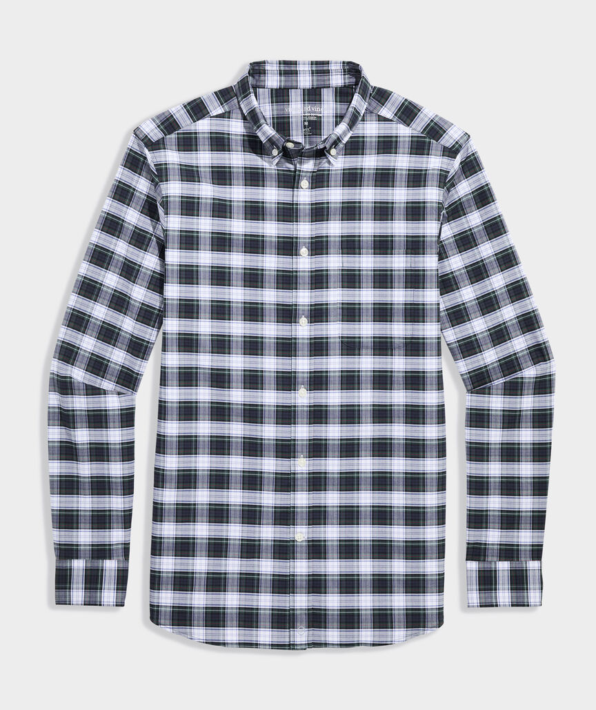 Summit Lodge Plaid Performance Cotton Shirt